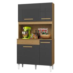 Armário de Cozinha Completa Lia Atacama / Grafite