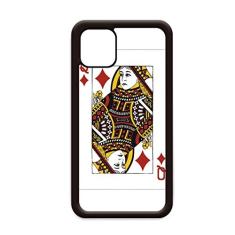 Capa Diamond Q Baralho padrão para iPhone 12 Pro Max para Apple Mini Mobile Case Shell
