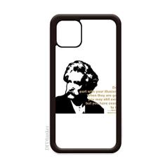 Capa Mark Twain famosa escritor citação América para iPhone 12 Pro Max para Apple Mini Mobile Case Shell
