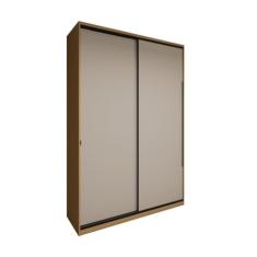 Guarda Roupa Modular de 2 Portas 4 Gavetas 4 Prateleiras Nancy Cedro Off White