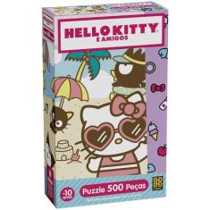 Quebra-Cabeça - 500 Peças - Hello Kitty e Amigos - Grow 4678