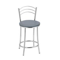 Kit 2 Banquetas Cromadas Bc26c Assento Espuma D15