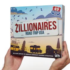 Jogo de Tabuleiro Big Potato Zillionaires Road Trip usa Family