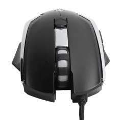 Mouse Com Fio USB 6 Botões 4 Velocidades DPI Mouse Ajustável para Computador Laptop Notebook Plug-in Computador Dispositivo de Entrada Externa Suporte XP, 7, 10