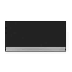Armário Aéreo Geladeira Cozinha Andréia 60Cm 01 Porta Preto