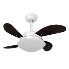 Ventilador De Teto Volare Branco VD300 Minifly Tabaco 220V