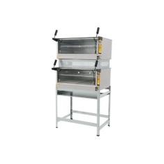 Forno Industrial a Gás 70X60 2 Câmaras Guilhotina Metalmaq