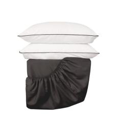 Jogo Lençol King Size 3 pçs Box 200 Fios Toque Aveludado - Casa Paulin