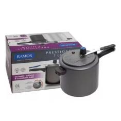 Panela de Pressão Antiaderente Grafite 7 Litros Ramos