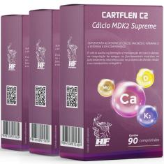 3X Cartflen C2 Calcio Mdk2 Supreme 90 Comps Hf Suplementos