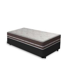 Cama Box Solteiro King + Colchão de molas - Anjos - Classic Superlastic 96cm