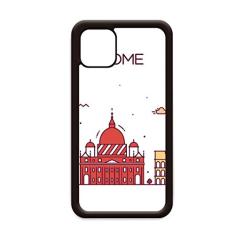 Capa Roma Itália padrão de marco plano para iPhone 11 Pro Max para Apple Mobile Case Shell