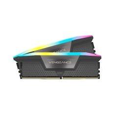 Memória RAM Corsair Vengeance, RGB, 64GB (2x32GB), 5200MHz, DDR5, C40, Preto - CMH64GX5M2B5200Z40K