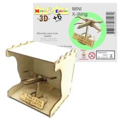 Brinquedo Quebra Cabeça 3D MINI NAVE STAR WARS X-Wing