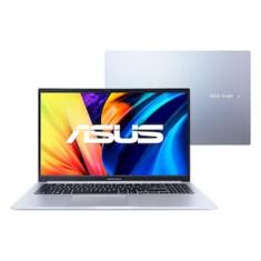 Notebook Asus Vivobook 15 com sistema operacional Linux, processador Intel Core i5, 8GB de RAM, 256GB SSD e Tela NanoEdge 15,6"