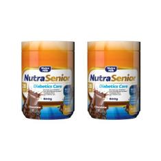 Kit 2X Nutra Senior Adulto 50+ Diabetics Care Complemento Alimentar 80