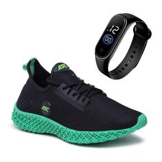 Tênis Feminino Versátil com Relógio Quadrado: Conforto e Desempenho para Todos os Momentos-Feminino