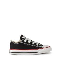 Tênis Converse All Star Infantil Chuck Taylor Ox Preto/Vermelho/Preto 23