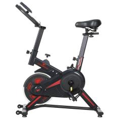 Bicicleta Spinning Mecânica Wonderfit Go Vermelha Roda de Inercia 4kg (WSB04HBTA-VM)-Unissex