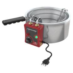 Tacho de Fritura Elétrico Metalcubas 5 Litros 127v em Alumínio