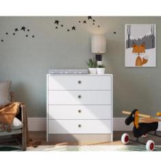 Cômoda Infantil 4 Gavetas Amore Meu Fofinho Art in Moveis - Art in Móv