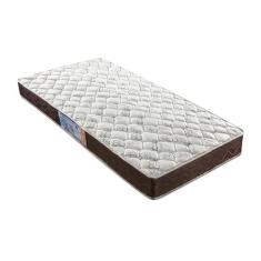 Colchão Solteiro Águia Super de Espuma D33 (17x108x198) Bege e Marrom 
