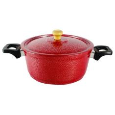 Caçarola Panela De Alumínio Craqueada Alça Baquelite 24cm - DIVIFORTE,