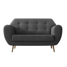 Sofá 2 Lugares Beegees Linho Cinza