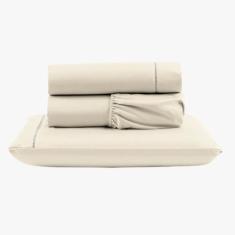 Jogo Lençol Peletizado 400 Fios Solteiro 3 Peças Casa Hotel - Casa Sho