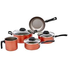 Conjunto de Panelas, Clove, Pacote de 5, Cobre, Brinox