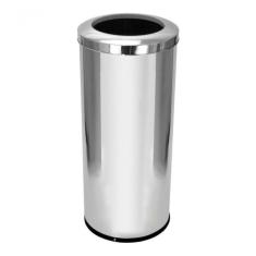 Lixeira Inox Com Aro 50 Litros Inox