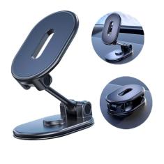 QUEMISS Suporte de telefone de carro para carro adesivo de sucção forte giratório dobrável suporte de celular para console central compatível com todos os smartphones iPhone Huawei, Xiaomi Samsung