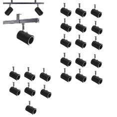 Kit 22 Spot Trilho Perfilado Eletro calha Par20 Bulbo OL8