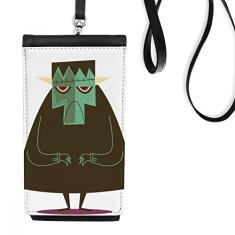 Bolsa para celular Fear Halloween Ghost Corpse bolsa para celular suspensa bolso preto