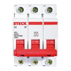 Disjuntor Steck Din Tripolar 50A Sd63 3Ka