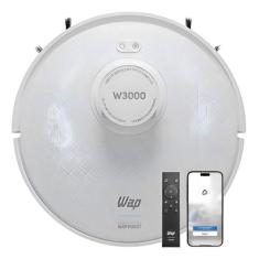Aspirador Robô WAP W3000 com Sensor Anticolisão e Mapeamento LSD e SLA