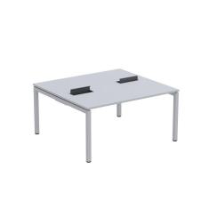 Mesa Plataforma Dupla com Pé de Aço para Coworking 150X140/2P PDC15/14/2P Cinza