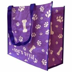 Bolsa Ecologica Reutilizavel Sacola de Ombro Ecobag Dobravel Compras M