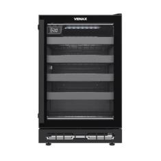 Champanheira de Embutir Venax 24 Garrafas Preto, 110V