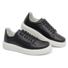 Tênis Premium Masculino Couro Nobre Confort de Luxo-Masculino