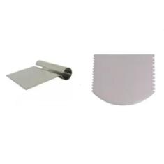Kit Espatula Raspador Cabo Tubular + Espatula 4 Funções