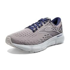 Brooks Tênis de corrida masculino Glycerin 20, Profundidades de liga metálica/cinza/azul, 39