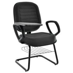 Cadeira Universitária Com Prancheta Linha Blenda Preto