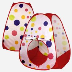 Barraca Cabana Infantil Estampa de Bolinhas Resistente Iglu - Bbr Toys