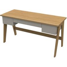 Escrivaninha Com 3 Gavetas 150Cm Hanover E Off White Artesano