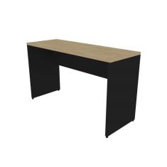 Mesa Reta Corp 25mm 150 Cm Bramov Móveis Preto/carvalho Mel