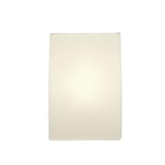 Arandela Retangular Retro Md-2029 Cúpula em Tecido 18x10x30cm Branco - Bivolt