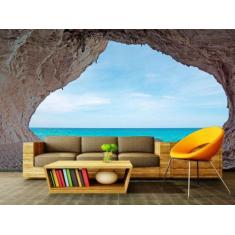 Papel de Parede Paisagens Caverna 37 - 1,50 X 2,50 - Voce Decorando