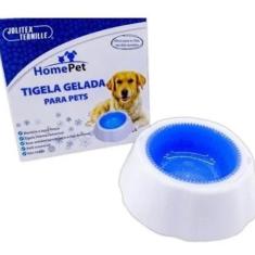 Tigela Gelada Refrescante Bebedouro Água Para Cães 500Ml