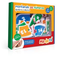 Toyster - Montando os Números - Quebra-Cabeça - 27 Peças - Maderá